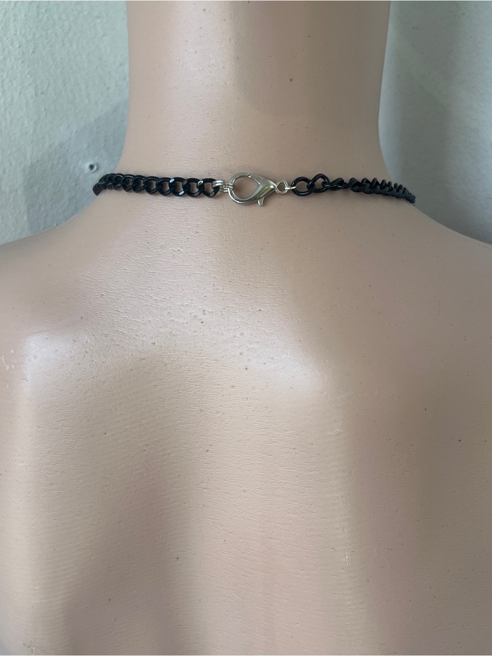 Men’s Ferragamo Gunmetal Black Stainless Chain Necklace 20” - Picture 8 of 11